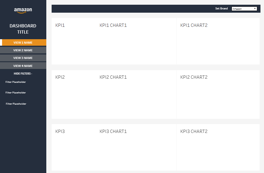 Tableau Dashboard Templates - A1